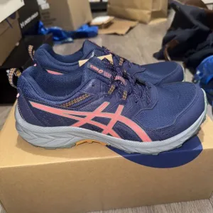 Asics Women's Gel Venture 9 Indigo Blue Papaya Size 11 Running Shoes Athletic