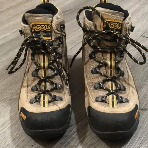 Asolo Fusion 70 GTX Women's Brown Leather Gore-Tex Hiking Boots Size US 6.5