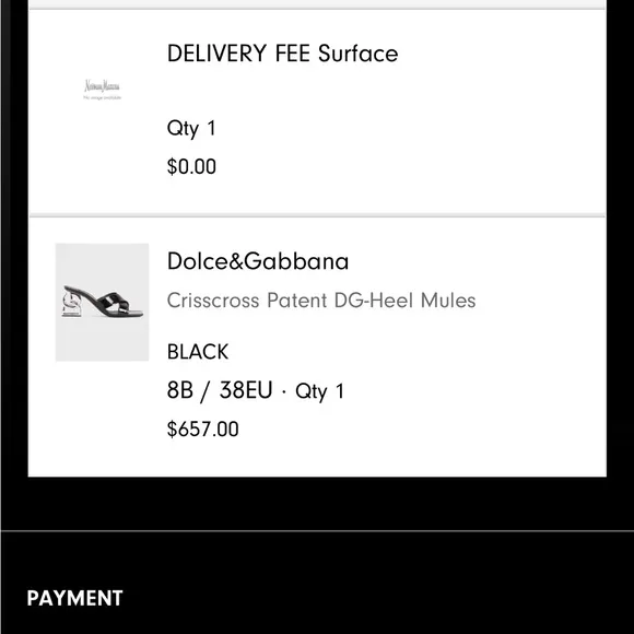 Authentic Dolce &amp; Gabbana Black Women's Shoes