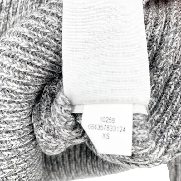 AYR Sweater Size XS The Sloop NEW Soft Gray Fuzzy TV Color Merino Wool Crew Neck