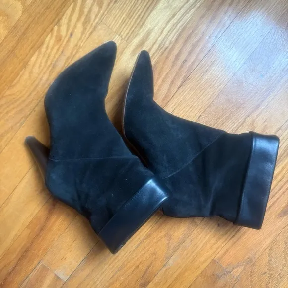Ba&amp;SH Constanza Suede Leather Ankle Boots Size 39