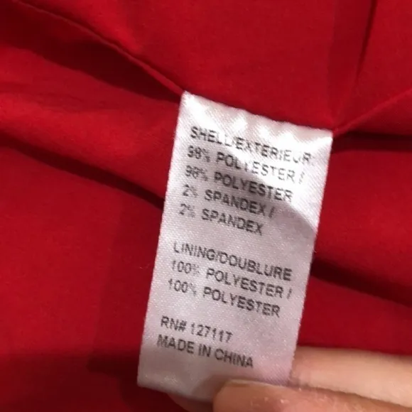 Badgley Mischka Cascade Gown Size 12 Red Formal Maxi Dress