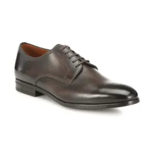 BALLY Latour Leather Derbys Lace-up Shoes Professional Dress Oxford Brown 12D