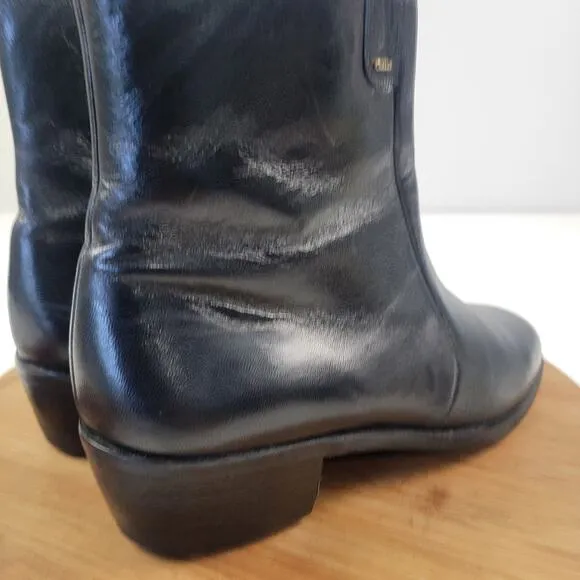 Bally Lexus Parawet Zip Ankle Boots Brown Leather Switzerland Men's 7.5 D