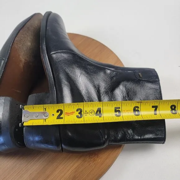 Bally Lexus Parawet Zip Ankle Boots Brown Leather Switzerland Men's 7.5 D