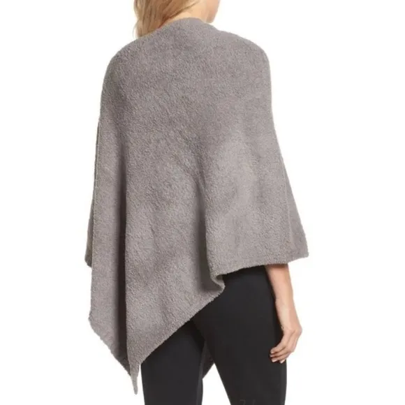 Barefoot Dreams CozyChic Boatneck Poncho - Carbon