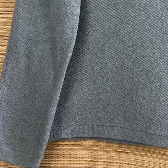 Barefoot Dreams - CozyChic Ultra Lite Diagonal Rib Dolman Pullover in Sage Sz L