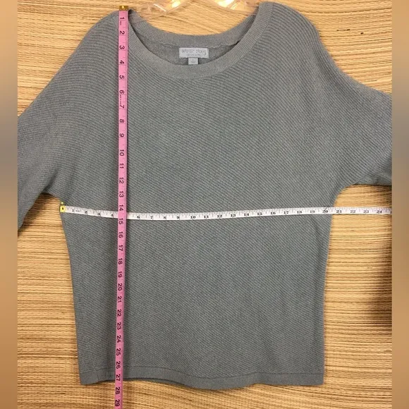 Barefoot Dreams - CozyChic Ultra Lite Diagonal Rib Dolman Pullover in Sage Sz L