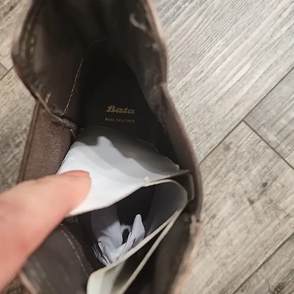 Bata Italian Brown Leather Chelsea Boots