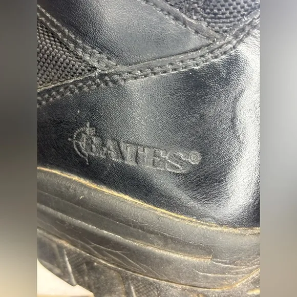 BATES Black Leather Combat Boot‎ Lace Up Military Shoe Tactical Men's Size 12