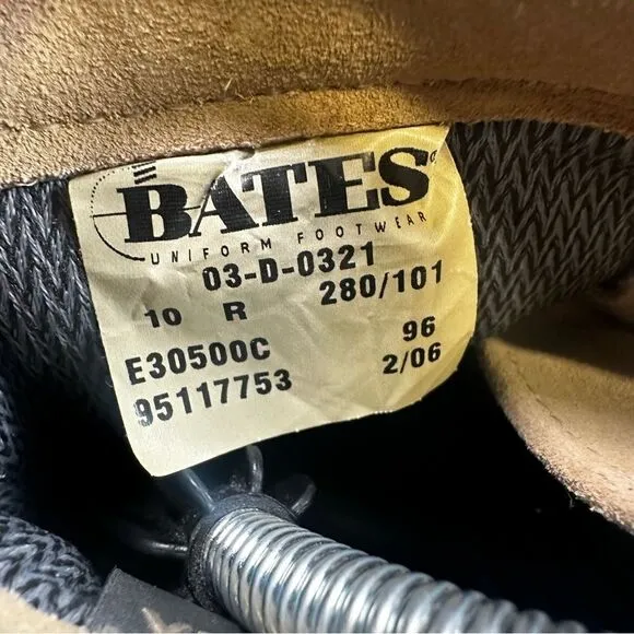 Bates US army tan boots men’s size 10