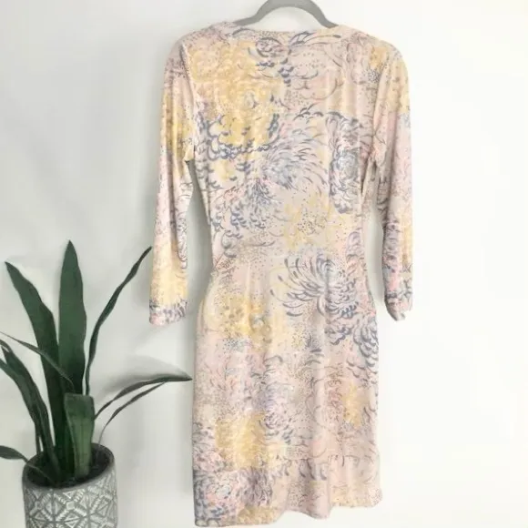 BCBGMaxAzria, Golden Canary Alberta Wrap Dress