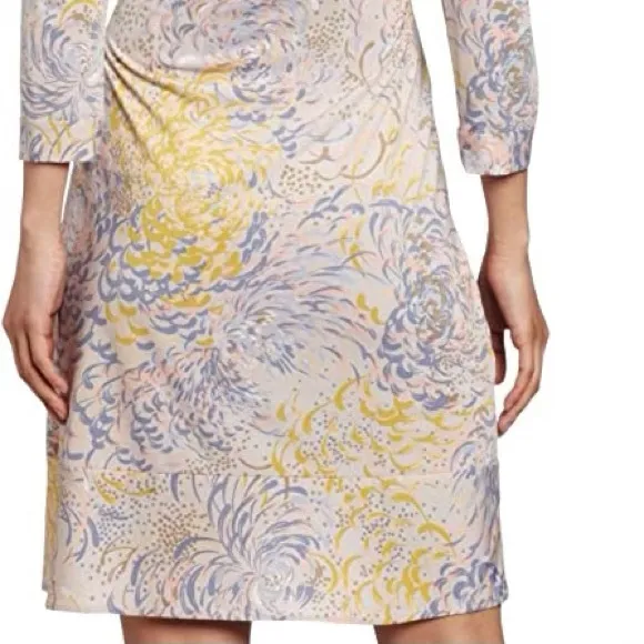 BCBGMaxAzria, Golden Canary Alberta Wrap Dress
