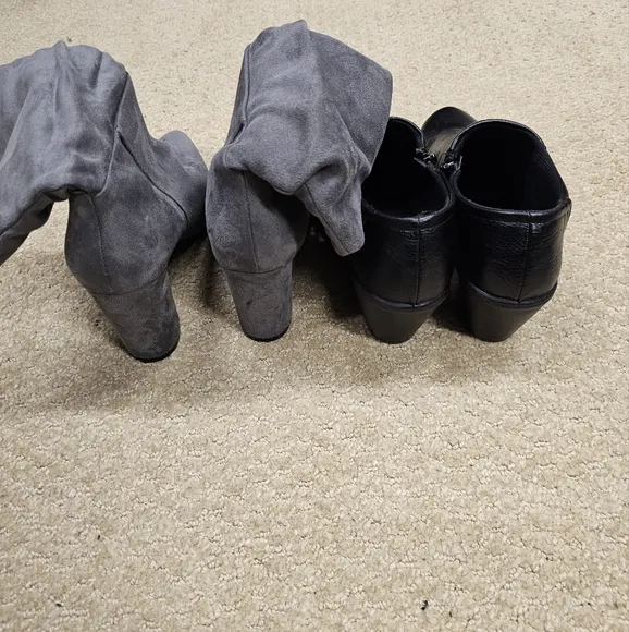 Bebe Savita Slouch Boots   Easy Street Comfort Wave -  Size 9
