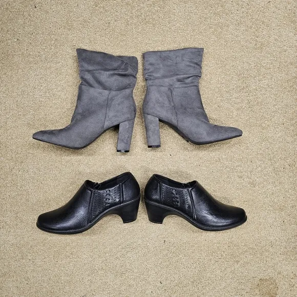 Bebe Savita Slouch Boots   Easy Street Comfort Wave -  Size 9