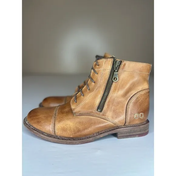 BED STU BONNIE BOOTS COBBLER SERIES WOMENS SIZE 8 SHORT COMBAT