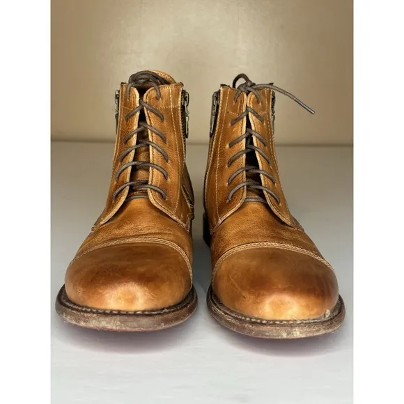 BED STU BONNIE BOOTS COBBLER SERIES WOMENS SIZE 8 SHORT COMBAT