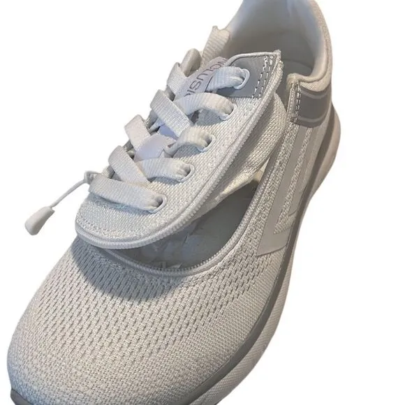 Billy Sport Inclusion Too White Zip Closure Tie Sneakers Women’s Size 6.5 NIB