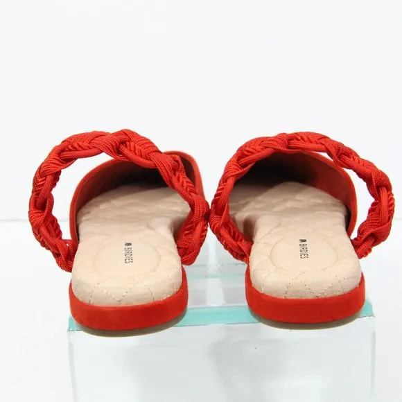 Birdies the Swan Cuff Mule NEW Women Flat Slip on Shoes Braided sz 8