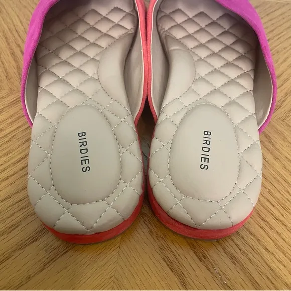 Birdies The Swan Fruit Punch Orange Pink Slip On Shoes Women’s Size 7 Colorblock