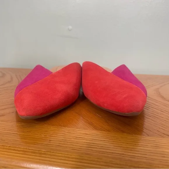 Birdies The Swan Fruit Punch Orange Pink Slip On Shoes Women’s Size 7 Colorblock