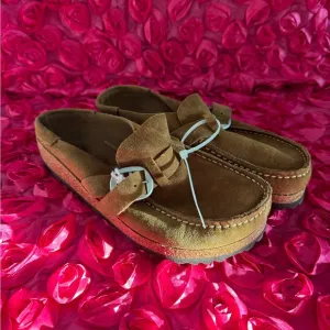 Birkenstock Buckley Women's Clogs Brown Leather