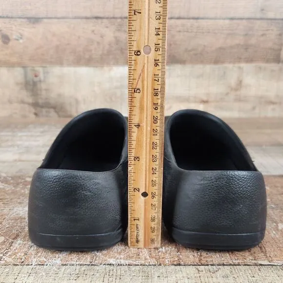 Birkenstock Profi-Birki Professional Women Sz 7 EU 38 Black Slip On Clog Shoes