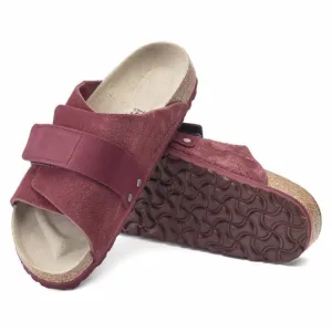 Birkenstock suede KYOTO burgundy