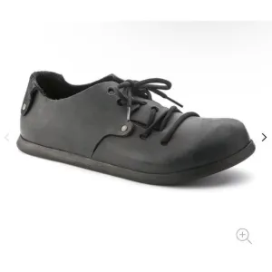 Birkenstock Women’s Montana Black Oiled Leather LaceUp Closed Toe Shoes - 6 / 37