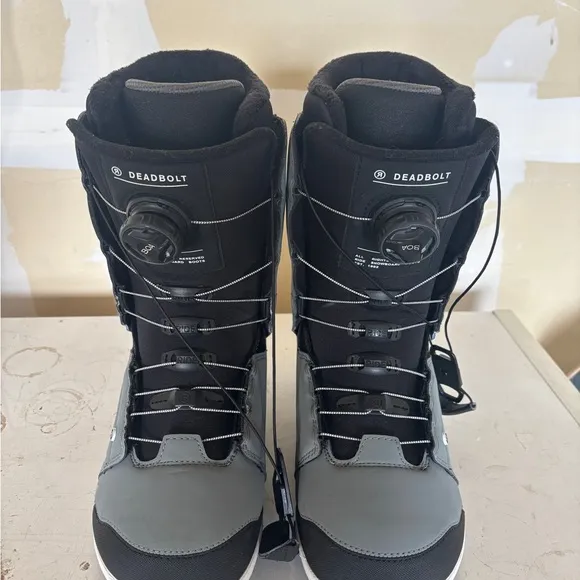 Black and Gray Snow Boots