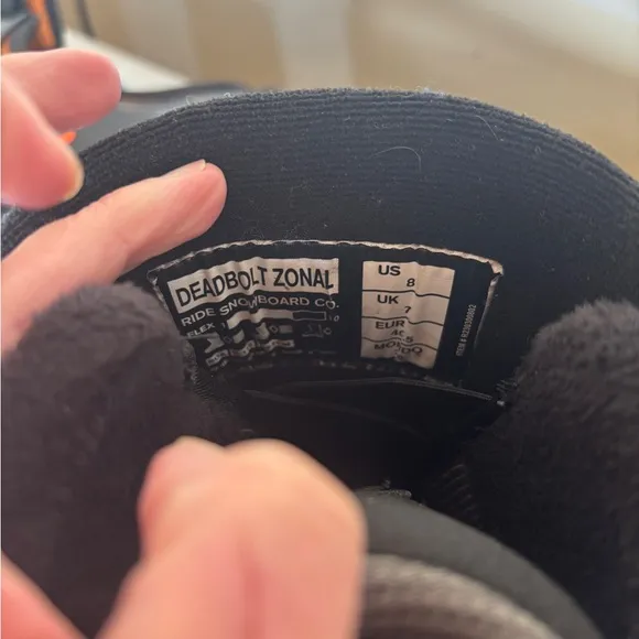 Black and Gray Snow Boots