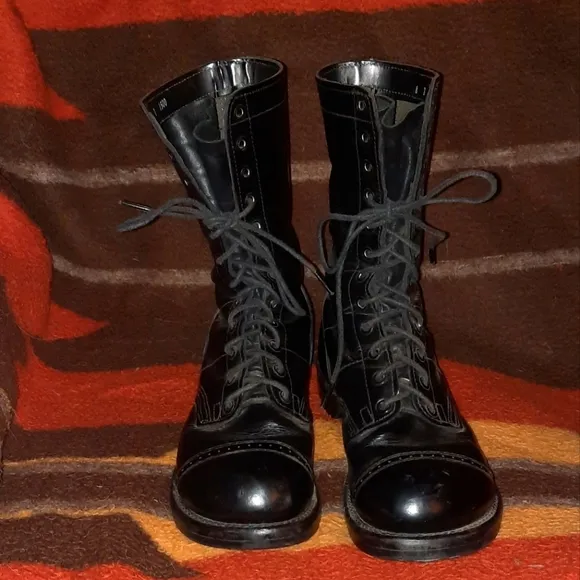 Black Army Boots