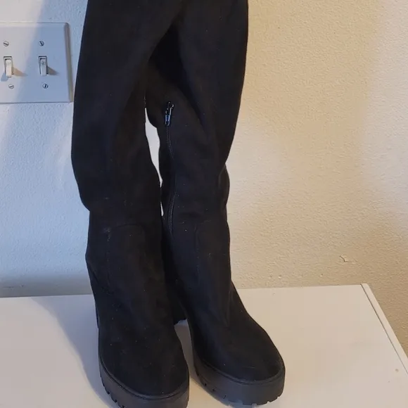 Black diba Thigh High Women's Boots Sz 9.5