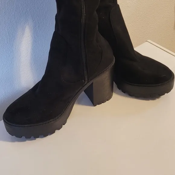 Black diba Thigh High Women's Boots Sz 9.5