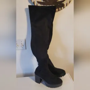Black diba Thigh High Women's Boots Sz 9.5