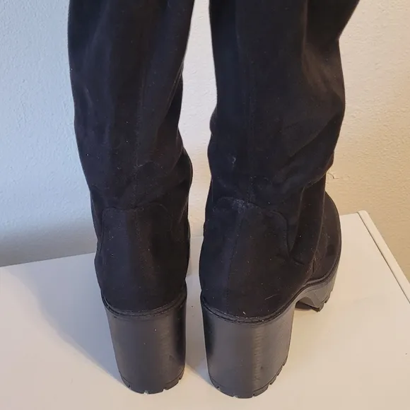 Black diba Thigh High Women's Boots Sz 9.5