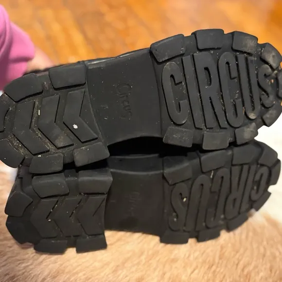 Black Leather circus by Sam Edelman chunky Boots