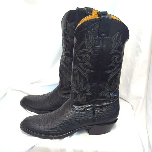 Black Western Nocona Cowboy Boots