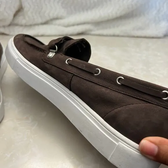 Blackstone Taupe Brown Grey Suede Slip On Loafer Casual Shoes Mens 44