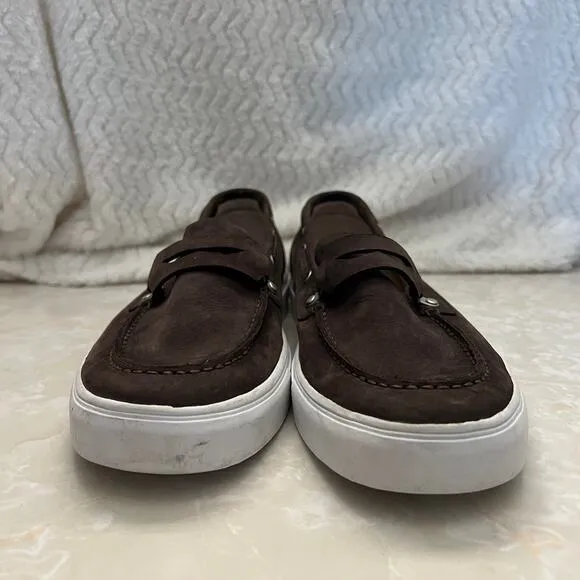 Blackstone Taupe Brown Grey Suede Slip On Loafer Casual Shoes Mens 44