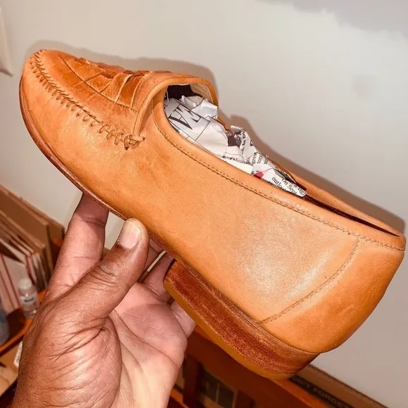 Blair Personal Choice Leather Woven Loafer.