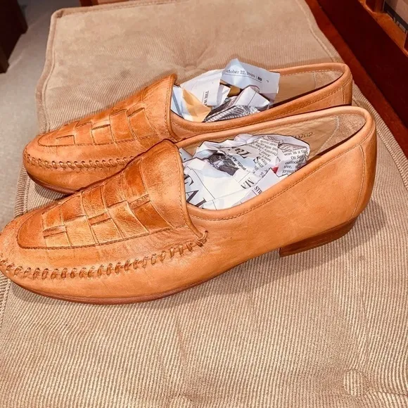 Blair Personal Choice Leather Woven Loafer.