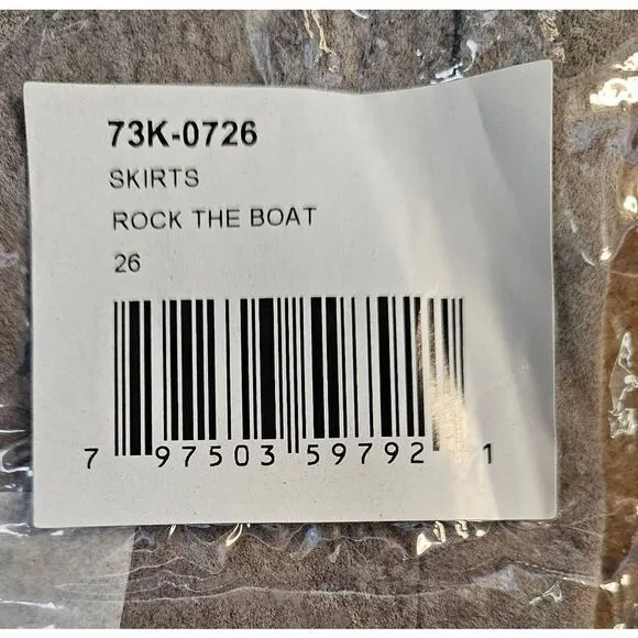 BLANK NYC Rock the Boat Suede Miniskirt with Pockets Grey 26