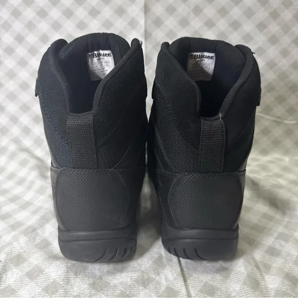 BLAUER Tactical Waterproof Boa Boots 6&quot; Clash WP Black Men's 7.5 Style FW016WP