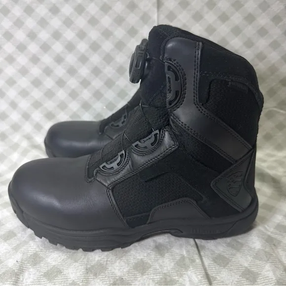BLAUER Tactical Waterproof Boa Boots 6&quot; Clash WP Black Men's 7.5 Style FW016WP