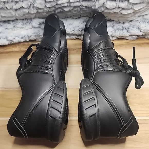 BLOCH WOMAN'S TRINITY BLACK LEATHER SPLIT SOLE DANCE SNEAKER NWOB🎶LETS DANCE🎶