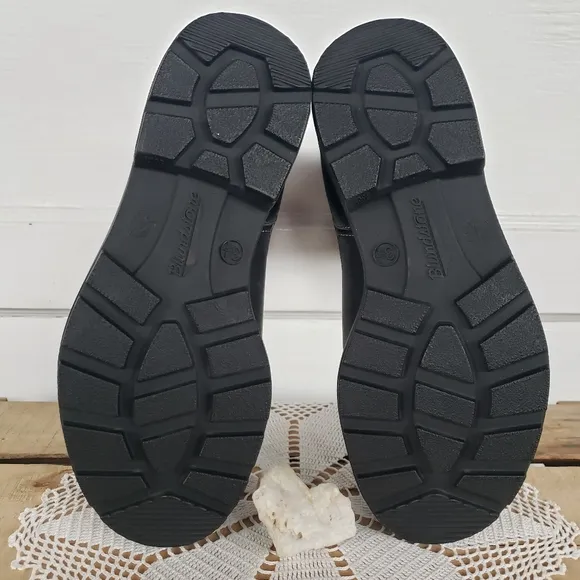 Blundstone Voltan Black #1448 High Top Boots Ankle Booties Brogue AU 3½ | 6-6.5