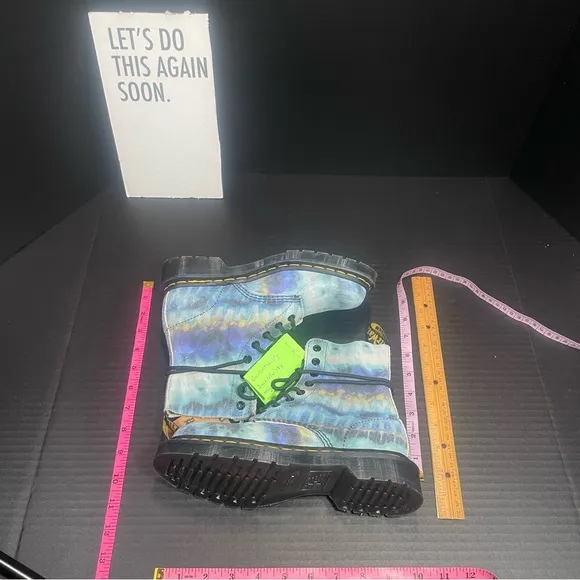 BNIB Dr Martens Pascal 1460 Blue Summer Tie Dye UK 4 US 6 Boot