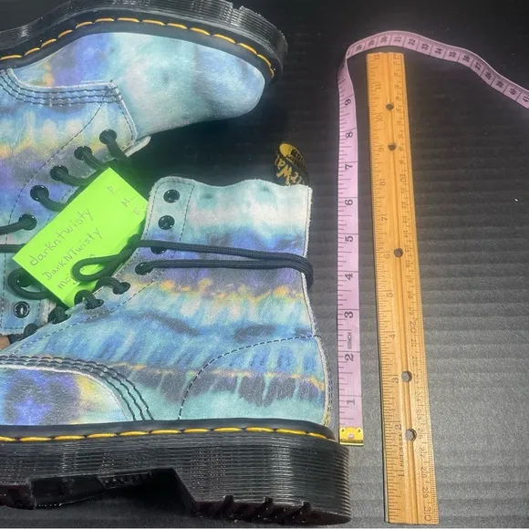 BNIB Dr Martens Pascal 1460 Blue Summer Tie Dye UK 4 US 6 Boot