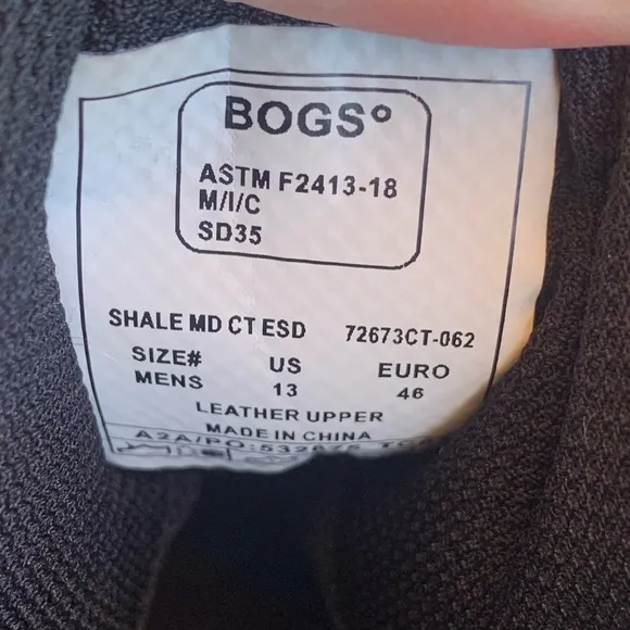 Bogs Men’s Shale Mid Safety Toe Shoes